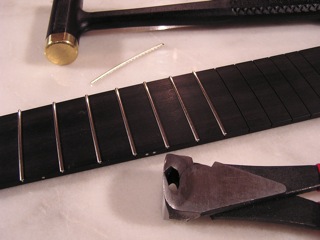 Installing frets